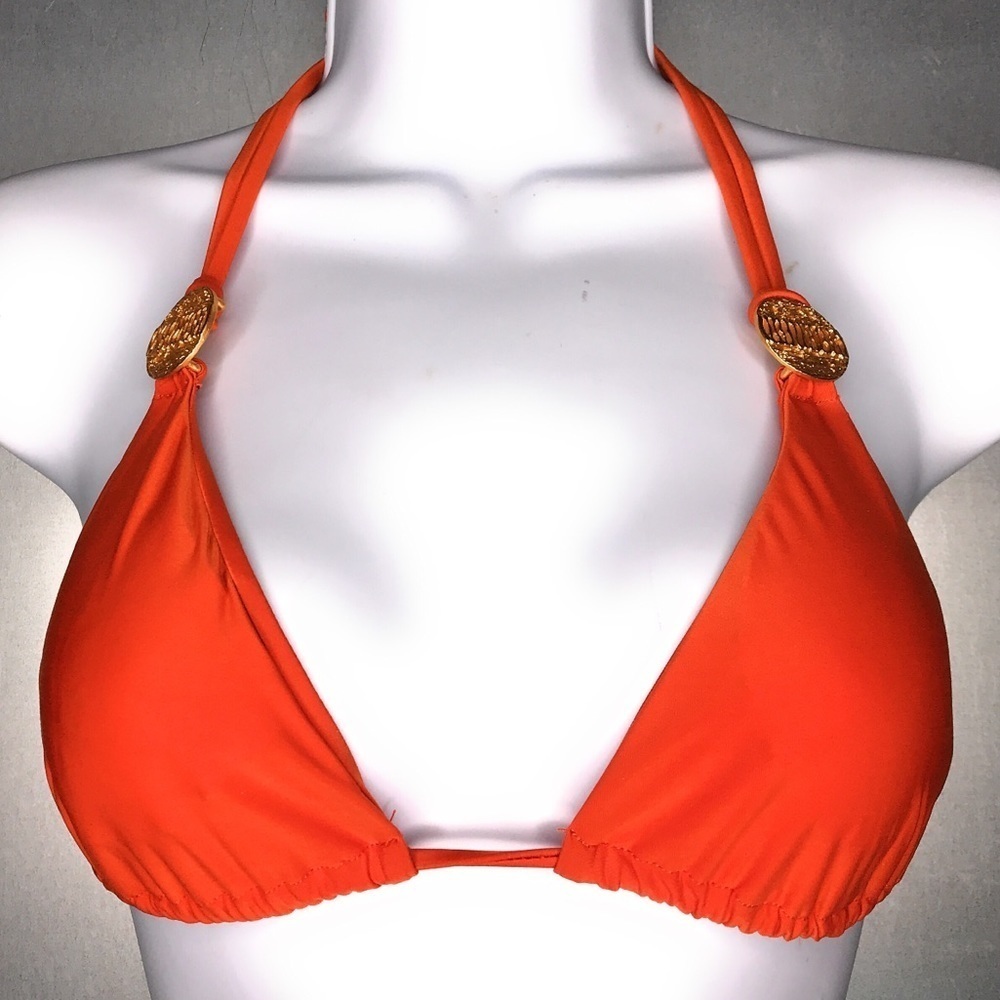 L*Space Bikini Top With Gold Hardware